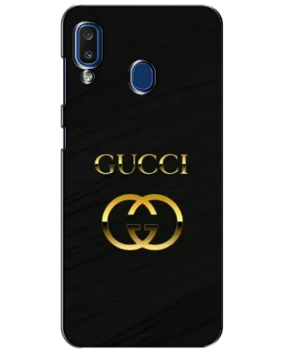 Чехол для Samsung Galaxy a20 2019 (A205F) с картинкой «Золотой логотип Gucci» Чехол для Samsung Galaxy a20 2019 (A205F) с картинкой «Золотой логотип Gucci»