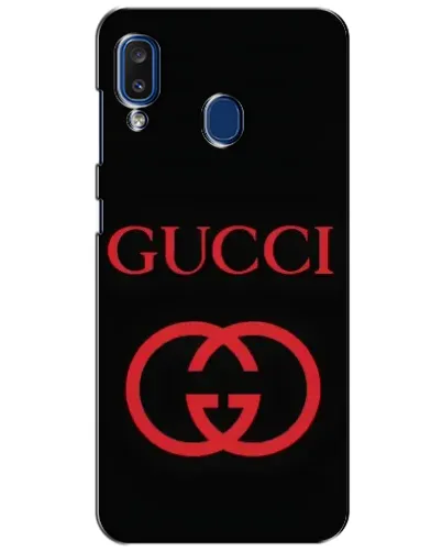 Чехол для Samsung Galaxy a20 2019 (A205F) с картинкой «Gucci — красный логотип» Чехол для Samsung Galaxy a20 2019 (A205F) с картинкой «Gucci — красный логотип»