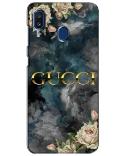 Чохол для Samsung Galaxy a20 2019 (A205F) з картинкою «Абстрактні квіти Gucci»