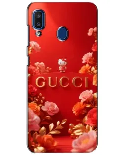 Чехол для Samsung Galaxy a20 2019 (A205F) с картинкой «Gucci — золотой сад»