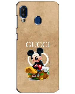 Чехол для Samsung Galaxy a20 2019 (A205F) с картинкой «Микки Маус Gucci — крафт»