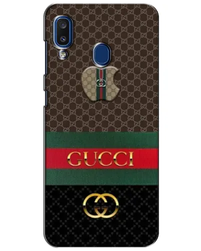 Чехол для Samsung Galaxy a20 2019 (A205F) с картинкой «Gucci — брендированный десерт» Чехол для Samsung Galaxy a20 2019 (A205F) с картинкой «Gucci — брендированный десерт»