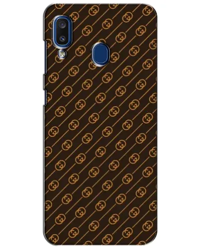 Чехол для Samsung Galaxy a20 2019 (A205F) с картинкой «Gucci — золотые диагонали» Чехол для Samsung Galaxy a20 2019 (A205F) с картинкой «Gucci — золотые диагонали»
