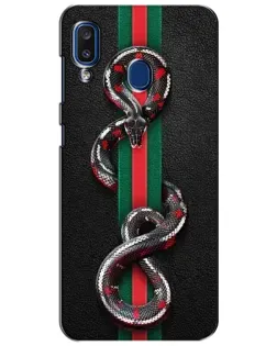 Чохол для Samsung Galaxy a20 2019 (A205F) з картинкою «Gucci — змія на смузі»