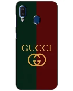 Чохол для Samsung Galaxy a20 2019 (A205F) з картинкою «Gucci — темно-зелений градієнт»