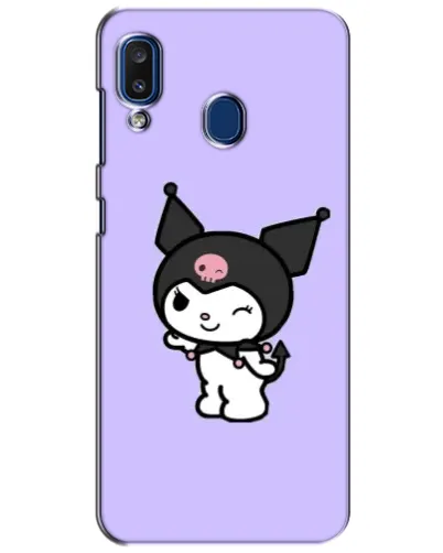Чехол для Samsung Galaxy a20 2019 (A205F) с картинкой «Классическая Kuromi» Чехол для Samsung Galaxy a20 2019 (A205F) с картинкой «Классическая Kuromi»