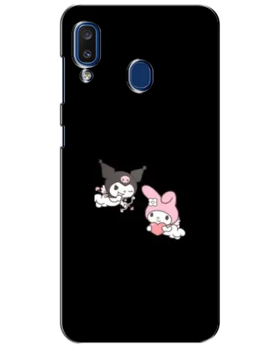 Чехол для Samsung Galaxy a20 2019 (A205F) с картинкой «My Melody и Kuromi» Чехол для Samsung Galaxy a20 2019 (A205F) с картинкой «My Melody и Kuromi»