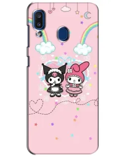 Чехол для Samsung Galaxy a20 2019 (A205F) с картинкой «My Melody и Kuromi»
