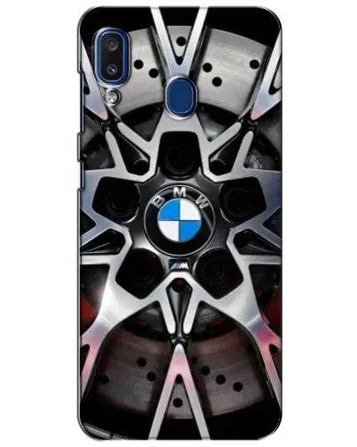 Чехол для Samsung Galaxy a20 2019 (A205F) с картинкой «BMW — деталь диска» Чехол для Samsung Galaxy a20 2019 (A205F) с картинкой «BMW — деталь диска»