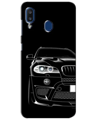 Чехол для Samsung Galaxy a20 2019 (A205F) с картинкой «Темный силуэт BMW» Чехол для Samsung Galaxy a20 2019 (A205F) с картинкой «Темный силуэт BMW»
