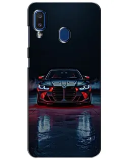 Чехол для Samsung Galaxy a20 2019 (A205F) с картинкой «BMW на мокрой дороге»