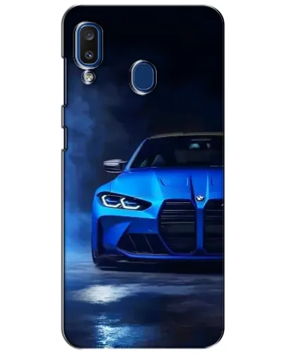 Чехол для Samsung Galaxy a20 2019 (A205F) с картинкой «Голубая BMW M4» Чехол для Samsung Galaxy a20 2019 (A205F) с картинкой «Голубая BMW M4»