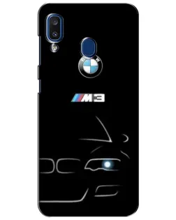 Чехол для Samsung Galaxy a20 2019 (A205F) с картинкой «Минималистичный принт BMW M3»