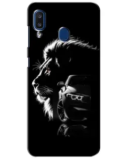 Чехол для Samsung Galaxy a20 2019 (A205F) с картинкой «BMW и лев»