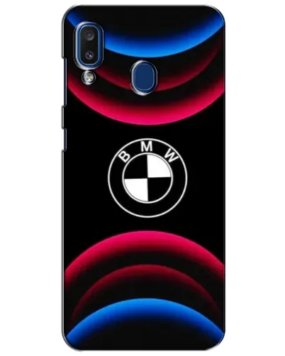 Чехол для Samsung Galaxy a20 2019 (A205F) с картинкой «Логотип BMW и неоновые дуги» Чехол для Samsung Galaxy a20 2019 (A205F) с картинкой «Логотип BMW и неоновые дуги»