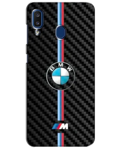 Чехол для Samsung Galaxy a20 2019 (A205F) с картинкой «Эмблема BMW и карбон» Чехол для Samsung Galaxy a20 2019 (A205F) с картинкой «Эмблема BMW и карбон»