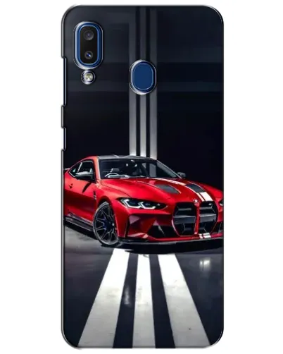 Чехол для Samsung Galaxy a20 2019 (A205F) с картинкой «Красная BMW на дороге» Чехол для Samsung Galaxy a20 2019 (A205F) с картинкой «Красная BMW на дороге»