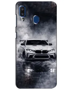 Чехол для Samsung Galaxy a20 2019 (A205F) с картинкой «BMW сквозь туман»