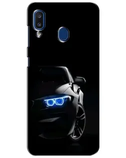 Чехол для Samsung Galaxy a20 2019 (A205F) с картинкой «BMW — ночной взгляд»