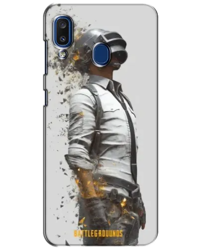 Чехол для Samsung Galaxy a20 2019 (A205F) с картинкой «PUBG — боец в пыли» Чехол для Samsung Galaxy a20 2019 (A205F) с картинкой «PUBG — боец в пыли»
