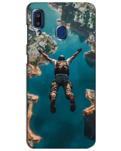 Чехол для Samsung Galaxy a20 2019 (A205F) с картинкой «PUBG — свободное падение» Чехол для Samsung Galaxy a20 2019 (A205F) с картинкой «PUBG — свободное падение»