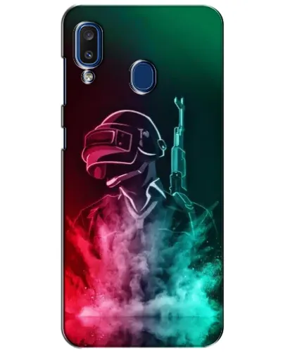 Чехол для Samsung Galaxy a20 2019 (A205F) с картинкой «PUBG — огненный воин» Чехол для Samsung Galaxy a20 2019 (A205F) с картинкой «PUBG — огненный воин»