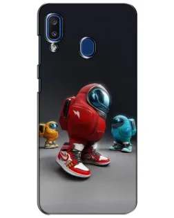 Чехол для Samsung Galaxy a20 2019 (A205F) с картинкой «Among Us — 3D стиль»