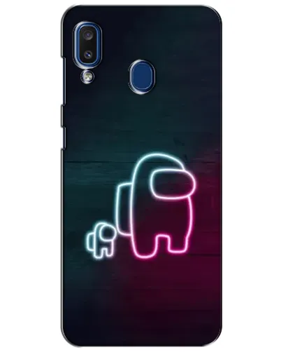 Чехол для Samsung Galaxy a20 2019 (A205F) с картинкой «Among Us неон-арт» Чехол для Samsung Galaxy a20 2019 (A205F) с картинкой «Among Us неон-арт»