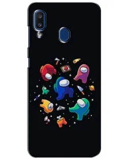 Чехол для Samsung Galaxy a20 2019 (A205F) с картинкой «Among Us космос»