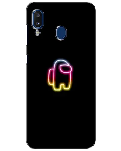 Чехол для Samsung Galaxy a20 2019 (A205F) с картинкой «Among Us градиент» Чехол для Samsung Galaxy a20 2019 (A205F) с картинкой «Among Us градиент»