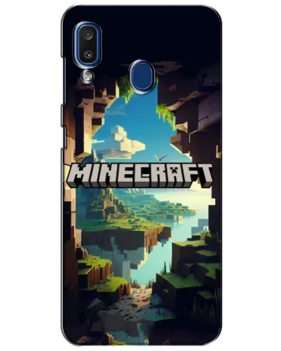 Чехол для Samsung Galaxy a20 2019 (A205F) с картинкой «Пещера Майнкрафт» Чехол для Samsung Galaxy a20 2019 (A205F) с картинкой «Пещера Майнкрафт»