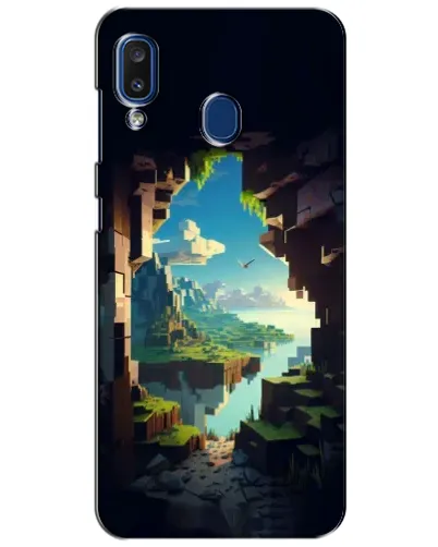 Чехол для Samsung Galaxy a20 2019 (A205F) с картинкой «Вид из пещеры» Чехол для Samsung Galaxy a20 2019 (A205F) с картинкой «Вид из пещеры»