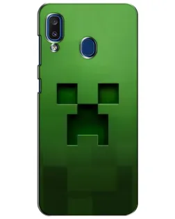 Чехол для Samsung Galaxy a20 2019 (A205F) с картинкой «Крипер микро-дизайн»