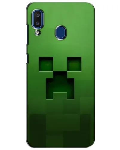 Чехол для Samsung Galaxy a20 2019 (A205F) с картинкой «Крипер микро-дизайн» Чехол для Samsung Galaxy a20 2019 (A205F) с картинкой «Крипер микро-дизайн»