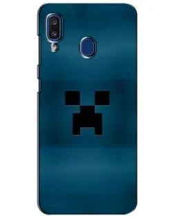 Чехол для Samsung Galaxy a20 2019 (A205F) с картинкой «Крипер текстура»