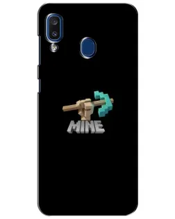 Чехол для Samsung Galaxy a20 2019 (A205F) с картинкой «Алмазная кирка»