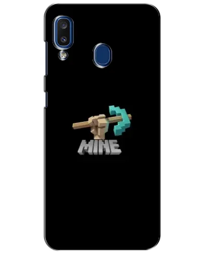 Чехол для Samsung Galaxy a20 2019 (A205F) с картинкой «Алмазная кирка» Чехол для Samsung Galaxy a20 2019 (A205F) с картинкой «Алмазная кирка»