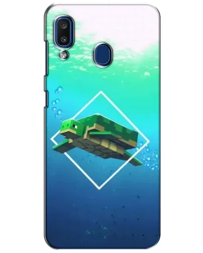 Чехол для Samsung Galaxy a20 2019 (A205F) с картинкой «Черепаха Minecraft» Чехол для Samsung Galaxy a20 2019 (A205F) с картинкой «Черепаха Minecraft»
