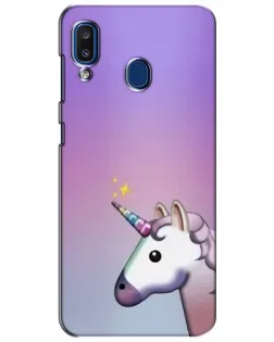 Чохол для Samsung Galaxy a20 2019 (A205F) з картинкою «Єдиноріг градієнт»