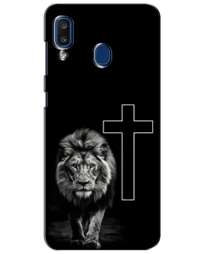 Чехол для Samsung Galaxy a20 2019 (A205F) с картинкой «Лев и Крест»