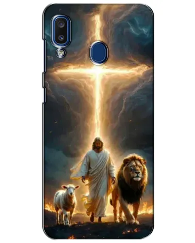Чехол для Samsung Galaxy a20 2019 (A205F) с картинкой «Лев Иуды и Свет»