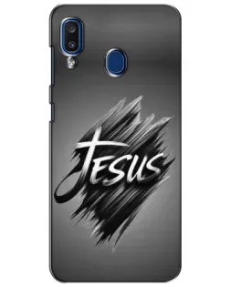 Чехол для Samsung Galaxy a20 2019 (A205F) с картинкой «Надпись Jesus Graffiti»