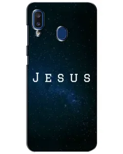 Чехол для Samsung Galaxy a20 2019 (A205F) с картинкой «Звездное небо Jesus»