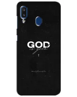 Чехол для Samsung Galaxy a20 2019 (A205F) с картинкой «GOD — Бог над всем»