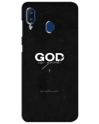Чехол для Samsung Galaxy a20 2019 (A205F) с картинкой «GOD — Бог над всем»