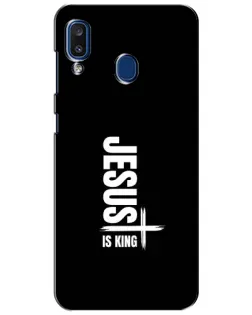 Чехол для Samsung Galaxy a20 2019 (A205F) с картинкой «Вертикаль веры Jesus»