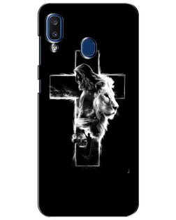 Чехол для Samsung Galaxy a20 2019 (A205F) с картинкой «Сияющий крест Jesus» Чехол для Samsung Galaxy a20 2019 (A205F) с картинкой «Сияющий крест Jesus»