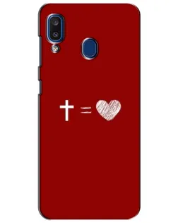 Чехол для Samsung Galaxy a20 2019 (A205F) с картинкой «Уравнение любви» Чехол для Samsung Galaxy a20 2019 (A205F) с картинкой «Уравнение любви»