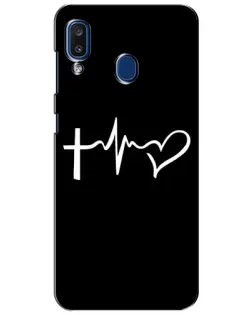 Чехол для Samsung Galaxy a20 2019 (A205F) с картинкой «Пульс веры» Чехол для Samsung Galaxy a20 2019 (A205F) с картинкой «Пульс веры»