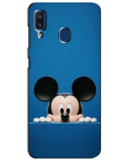 Чехол для Samsung Galaxy a20 2019 (A205F) с картинкой «Микки выглядывает»